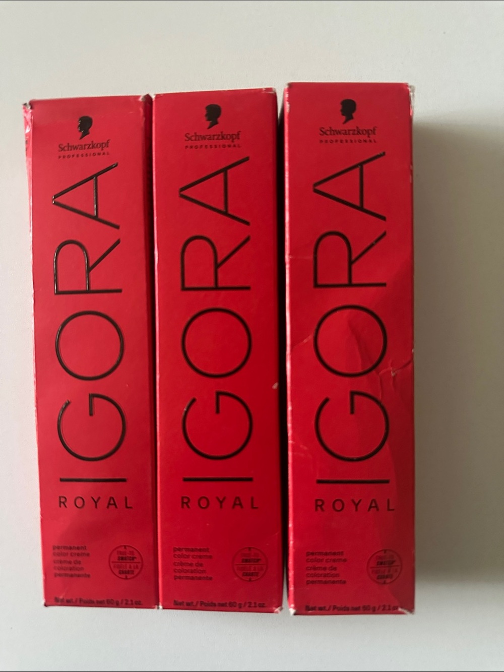 Schwarzkopf Igora Royal 7-00 Hair Color – 3 Tubes – New